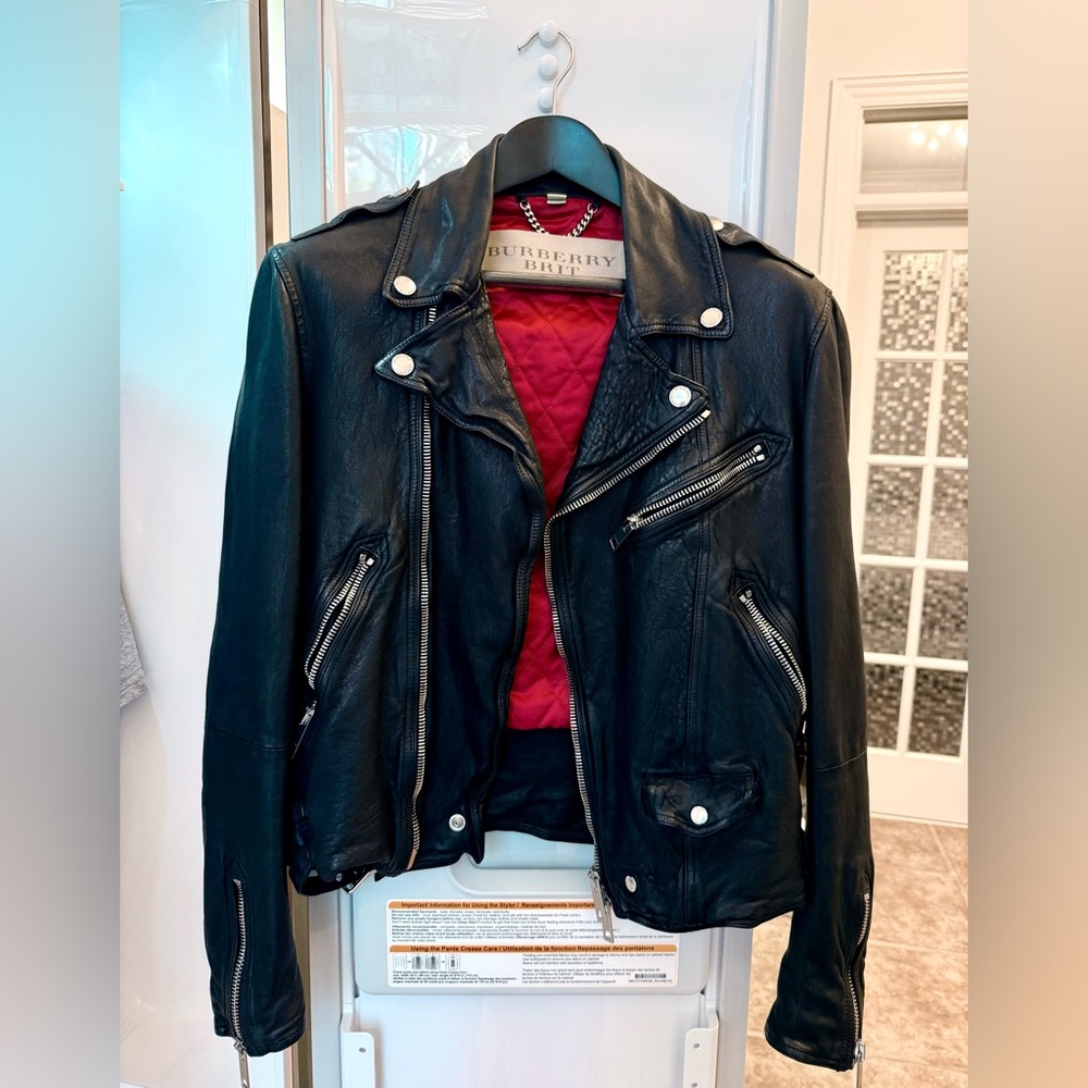 Burberry Brit Leather Jacket (Size M)